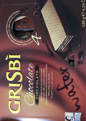 Vicenzi Grisbi' Wafer Al Cioccolato Ast GR 30X4 front packaging