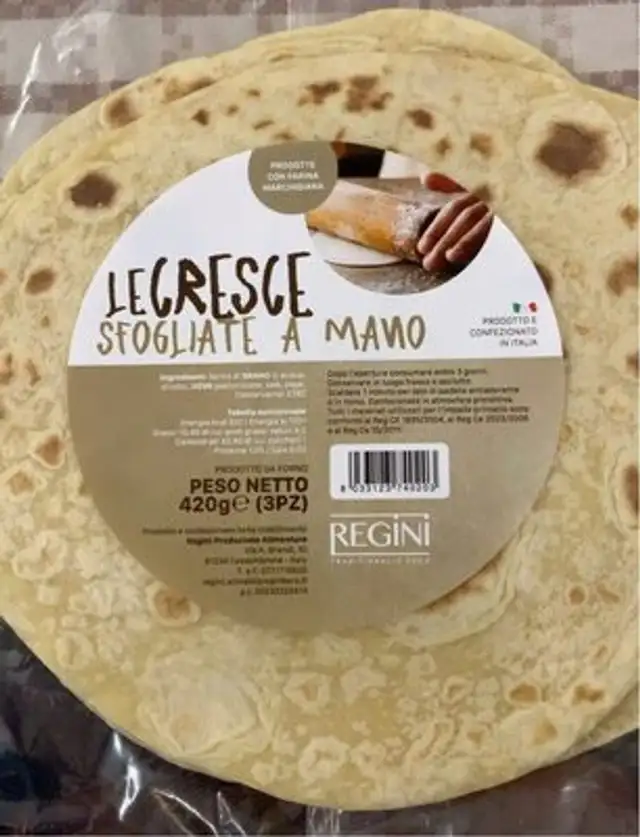 Le Cresce Sflogliate a mano