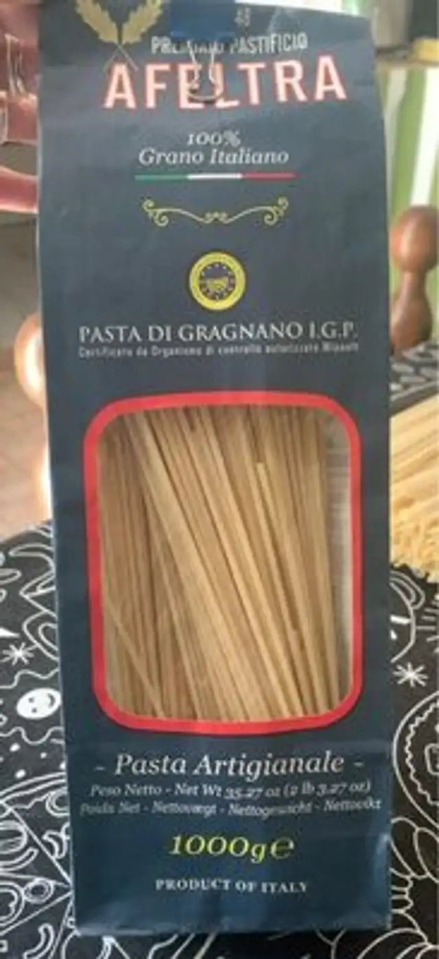 Pasta di gragnano front packaging