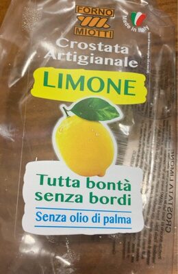 Crostata al limone front packaging
