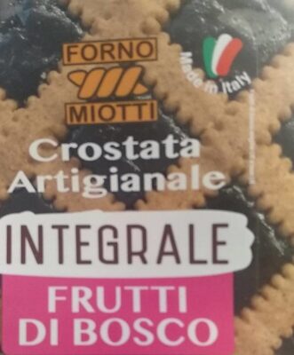 Crostata artigianale front packaging