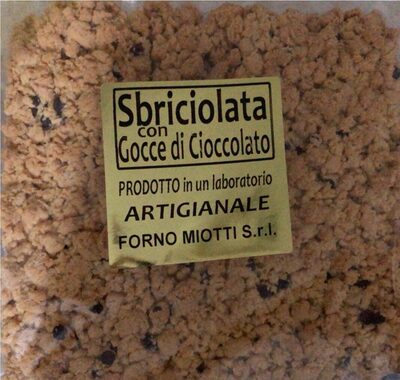 Sbricioata con goccie di cioccolato