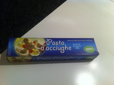 Pasta d'acciughe