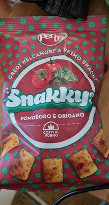 Snack front packaging