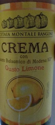 Crème de balsamique au citron front packaging