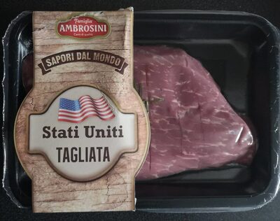 Tagliata aromatizzata black Angus 300 g front packaging