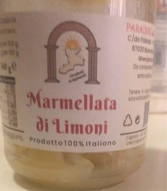 Marmellata di limoni