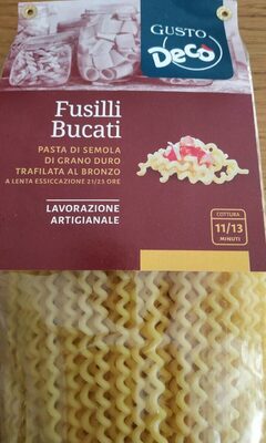 Fusilli Bucati front packaging