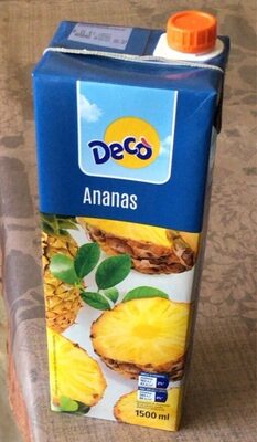 Succo all’Ananas front packaging