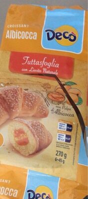 Croissant albicocca front packaging