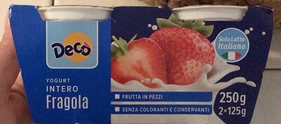 Yogurt intero fragola