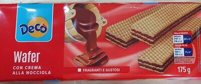 Wafer con crema alla nocciola