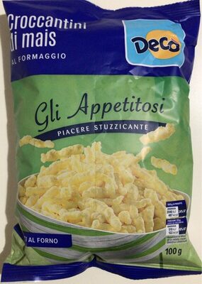 Croccantini di mais al formaggio