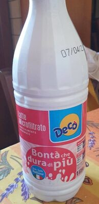 Latte microfiltrato front packaging