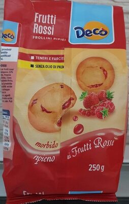 Frutti rossi - frollini ripieni front packaging