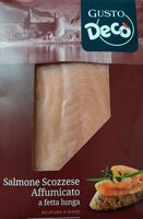 Salmone scozzese affumicato a fetta lunga