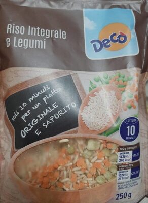 Riso integrale e legui