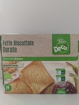 Fette biscottate dorate