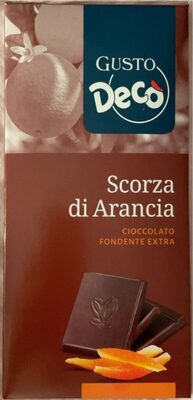 cioccolato fondente extra scorza di arancia