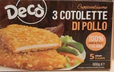 Cotolette di pollo front packaging