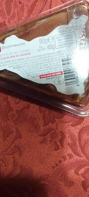 Acciughe nutrition facts table