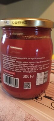 La Casereccia Di Puglia nutrition facts table