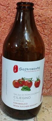 Salsa di pomodoro ciliegino con basilico