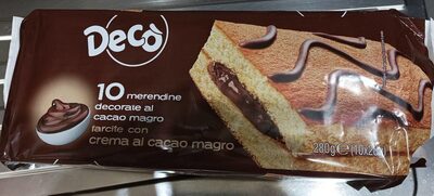 Merendine decorate al cacao magro