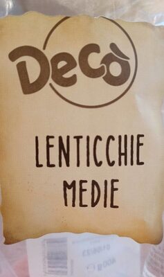 Lenticchie Medie front packaging