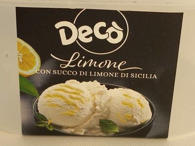 Gelato gusto limone front packaging