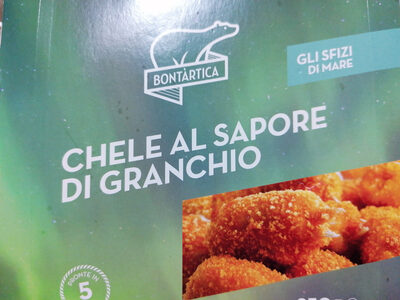 Chele al sapore di granchio