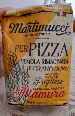 Semola rimacinata di grano duro front packaging