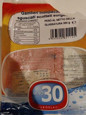 Gamberetti indopacifici front packaging