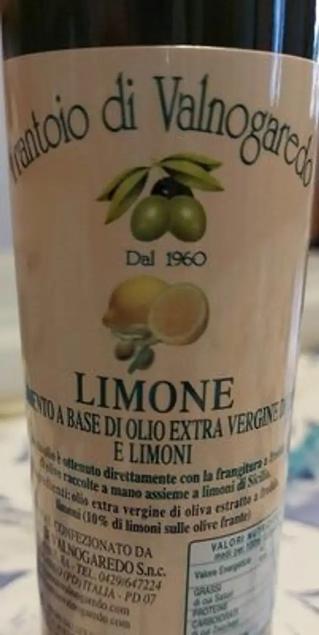 Limone Condimento a base di olio extravergine di oliva