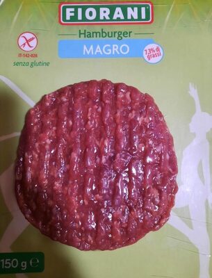 Hamburger magro front packaging