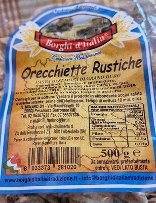 Orecchiette rustiche