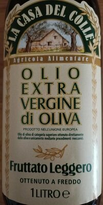 Olio extra vergine di oliva fruttato leggero