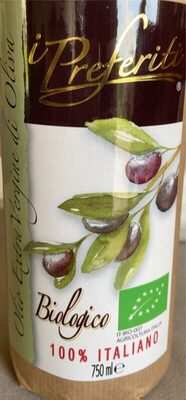 Olio extra vergine di olio front packaging