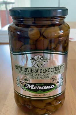 Olive riviera denocciolate front packaging