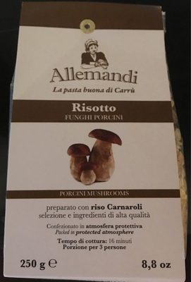 Risotto Funghi Porgini front packaging