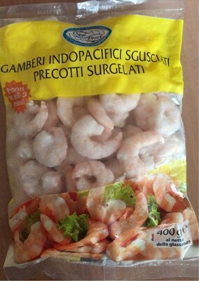 Gamberi indopacifici sgusciati