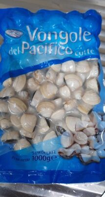 Vongole del pacifico cotte