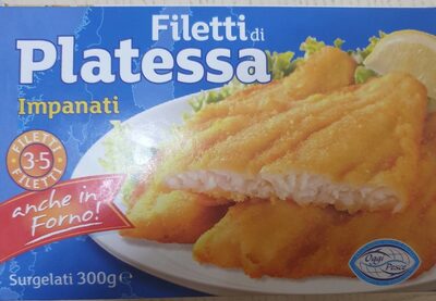 Filetti di platessa impanati