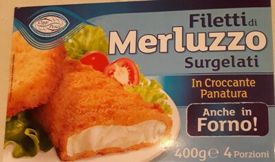 Filetti merluzzo surgelati in croccante panatura