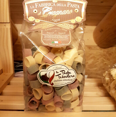 La Fabbrica Della Pasta - Calamarata Rigata Tricolore