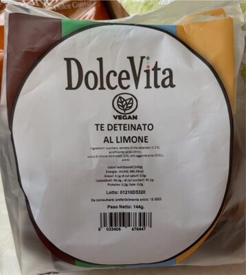 Te deteinato al limone front packaging
