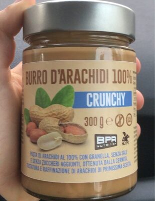 burro d’arachidi 100% crunchy