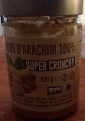 Burro d’arachidi 100% super crunch