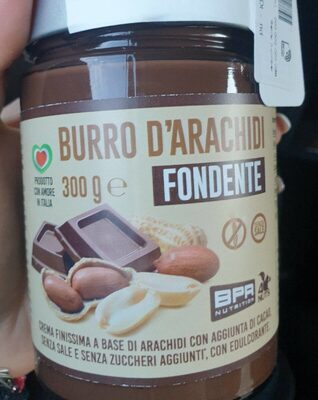 Burro D'arachidi fondente