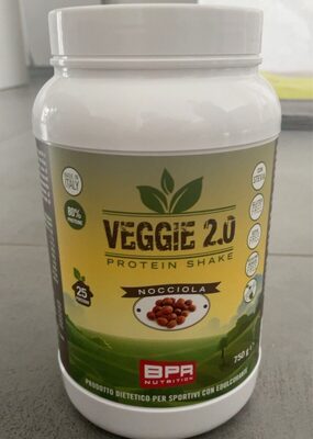 Veggie 2.0 protein shake nocciola